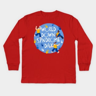 World Down Syndrome Day Kids Long Sleeve T-Shirt